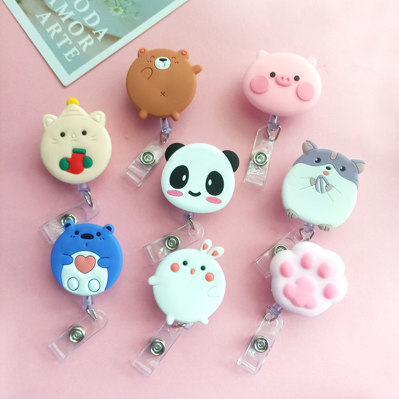 Kawaii Tech Accessories - Panda dos desenhos animados hamster gato