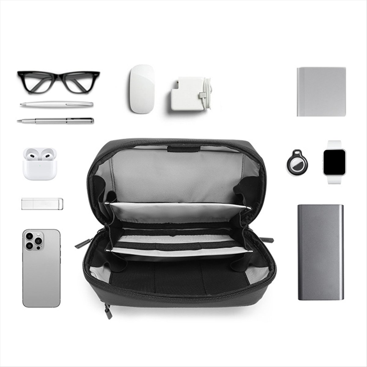 ☶ ❈ ＊ ♥ AC1579 - Bolsa Técnica - Tech Accessories Storage avaliação e preço
