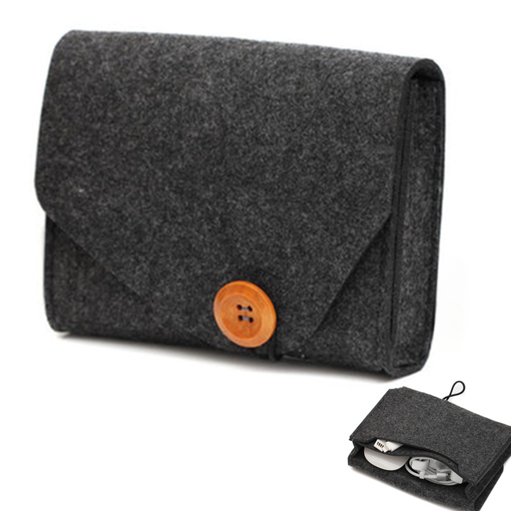 Bolsa de armazenamento de felt - Tech Accessories Case avaliação e preço